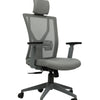 high back office chair with lumbar support