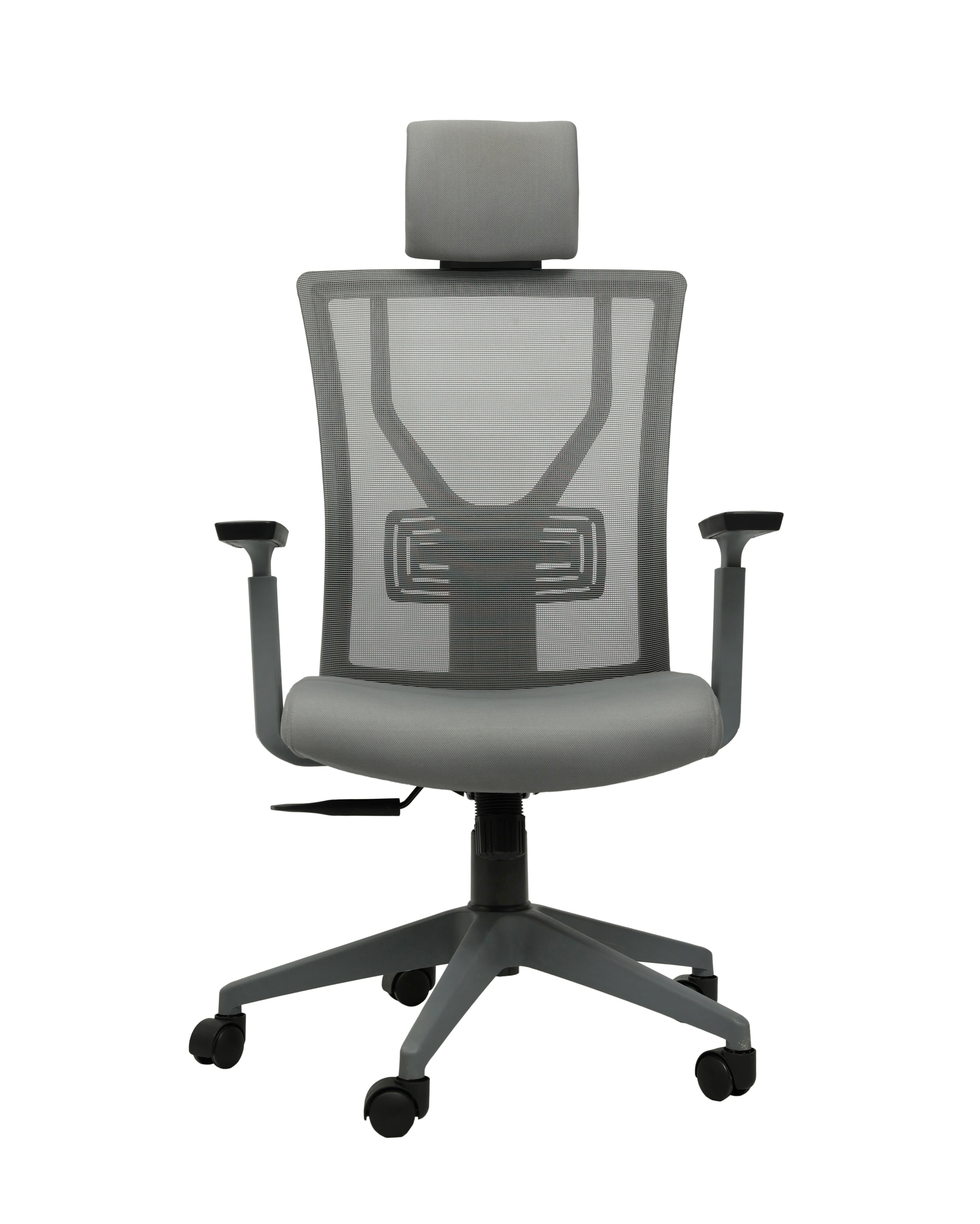 high back office chair with adjustable lumbar support