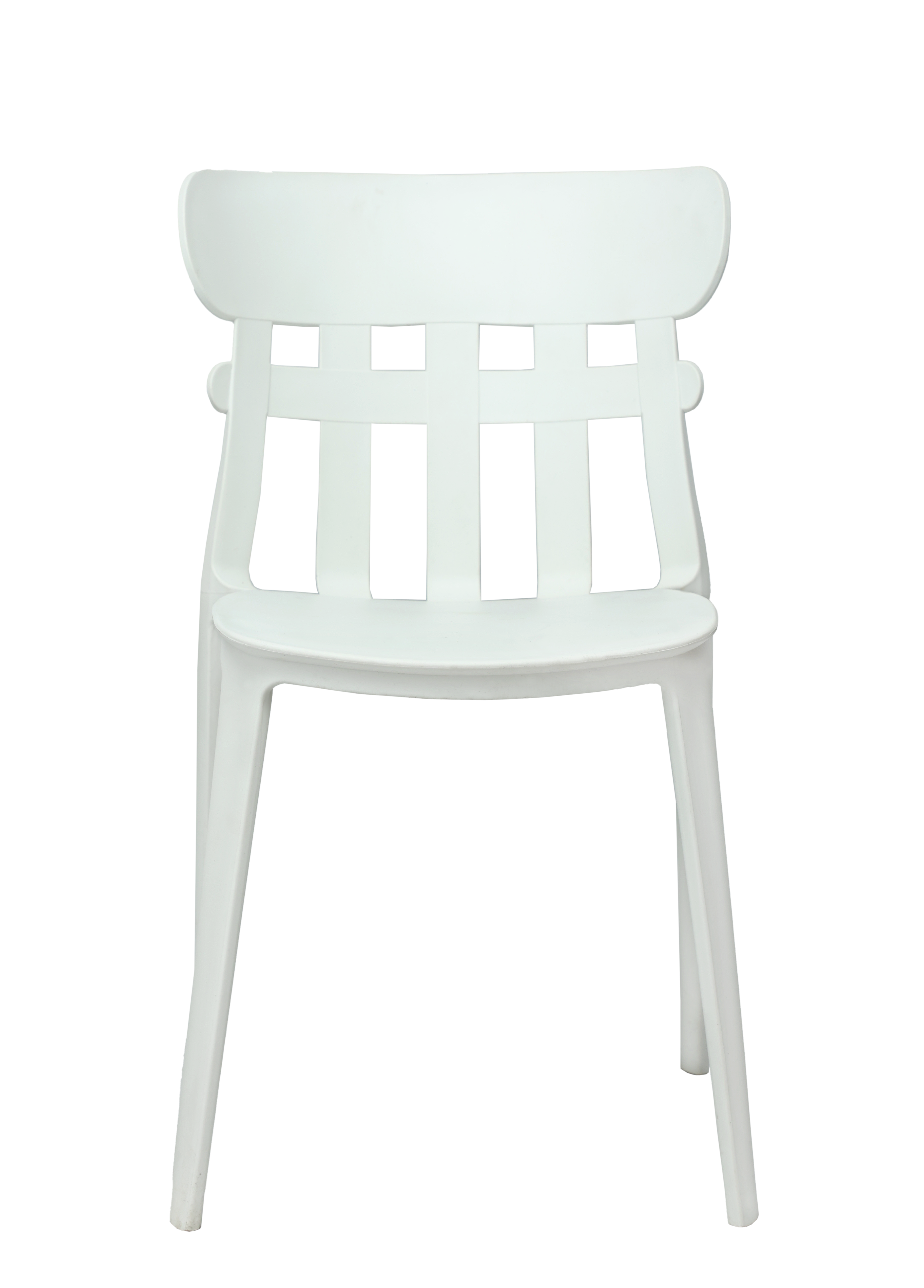 White chair on a white background