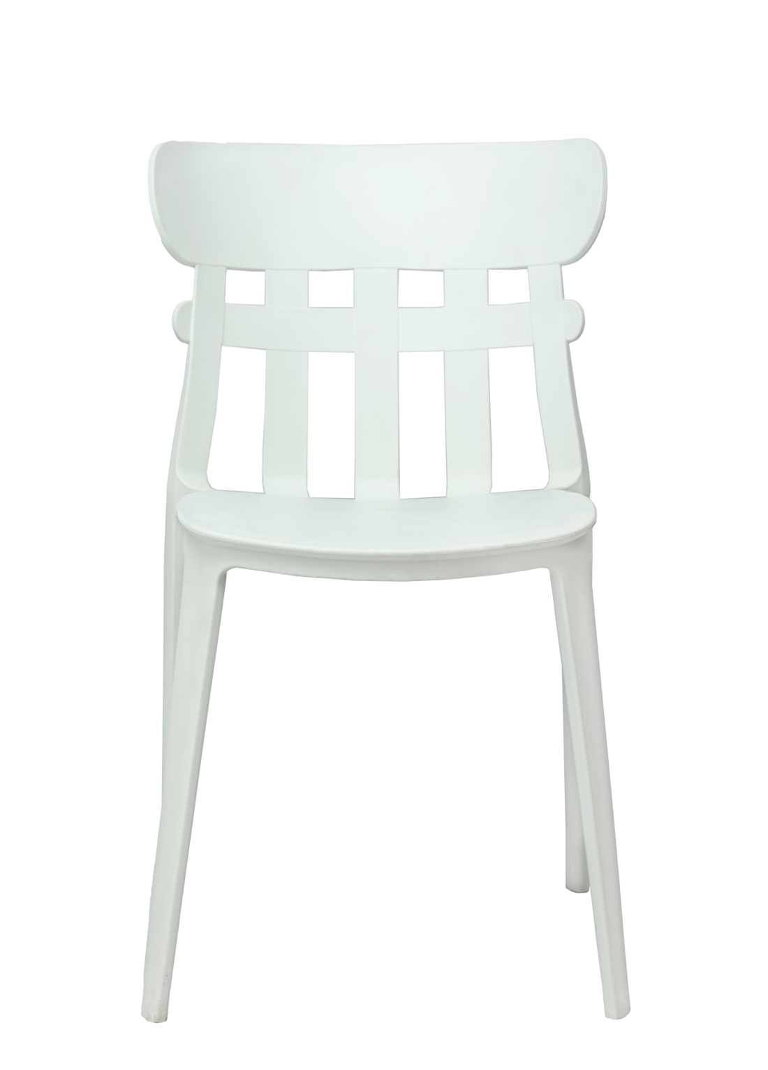 White chair on a white background
