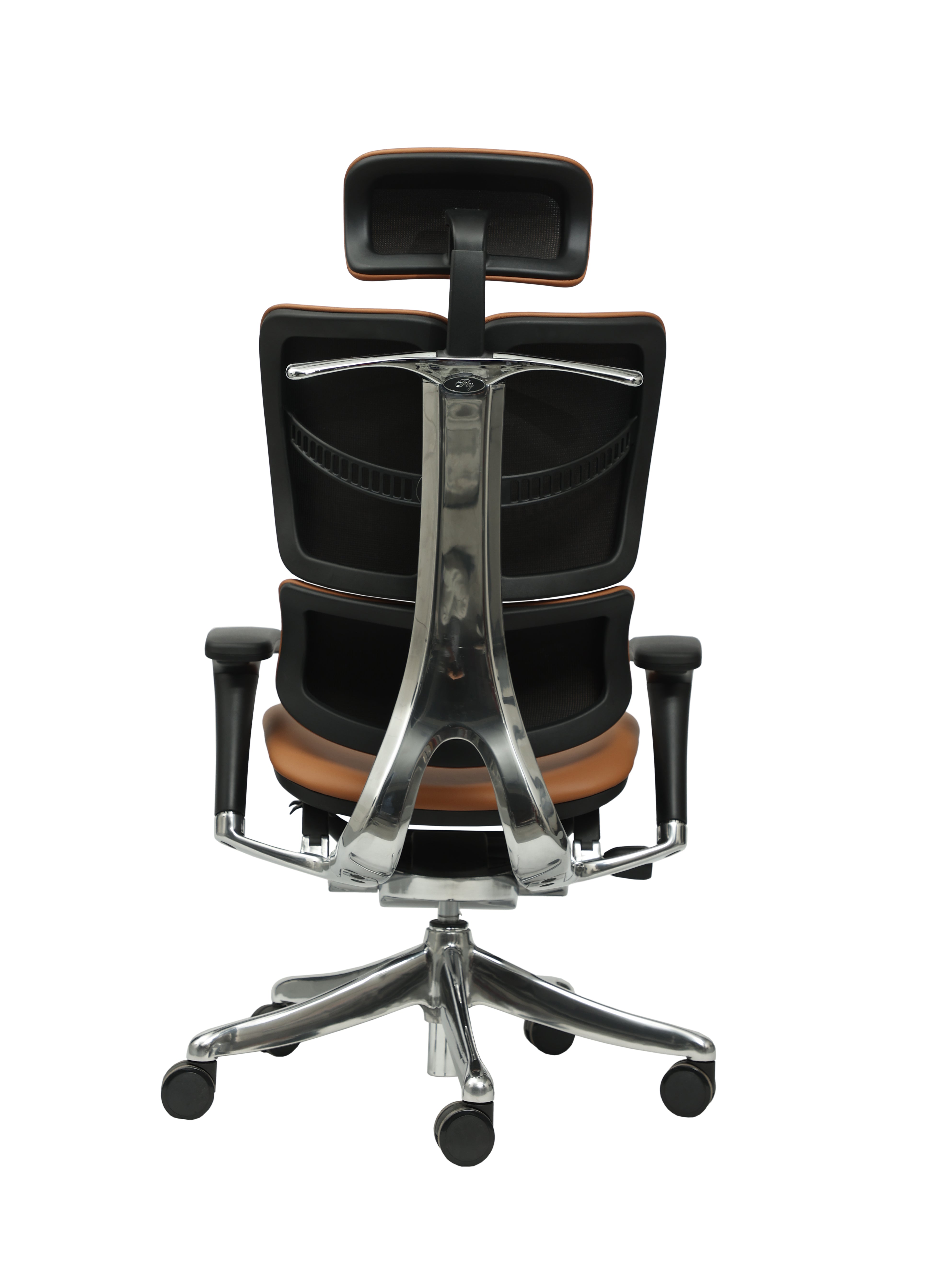 FLY Genuine Leather – Premium Ergonomic Office Chair India – Xylus
