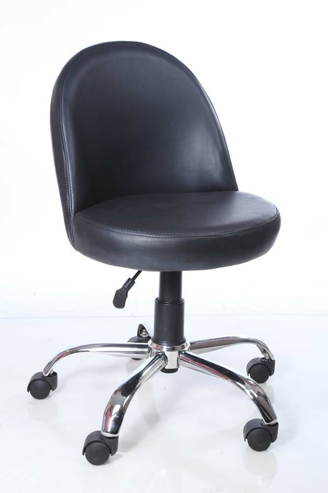 Upholstered Bar Stool with Backrest