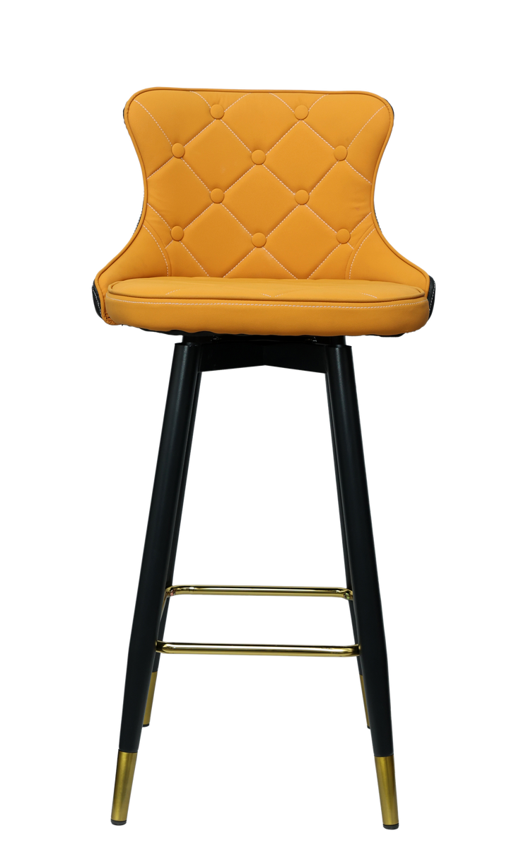 Premium leather bar stool